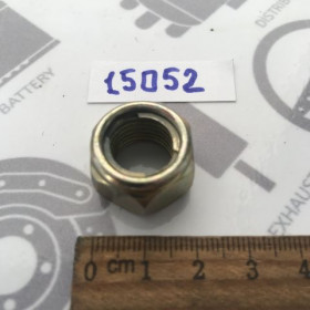 Гайка М14х1,5 (под ключ 20) (h высота 14мм) (со стопорным кольцом)